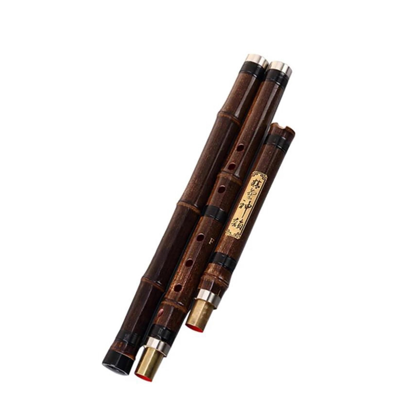flauta de bambú Flauta de bambú de 8 agujeros instrumento musical Xiao clarinete con llave F profesional