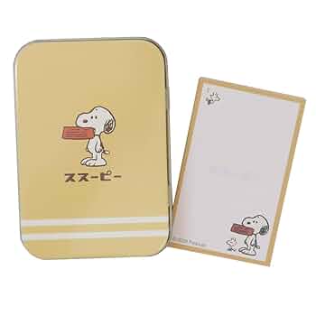 スヌーピー メモ帳　レア品〜BOX112 メモ帳 スヌーピー BOX入りメモ snoopy キャラクター レトロ