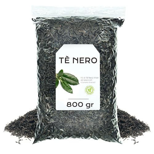 Te Nero 800 gr - The Nero Sfuso - The Nero - Te Nero in Foglie - The in foglie - Proprietà Naturali