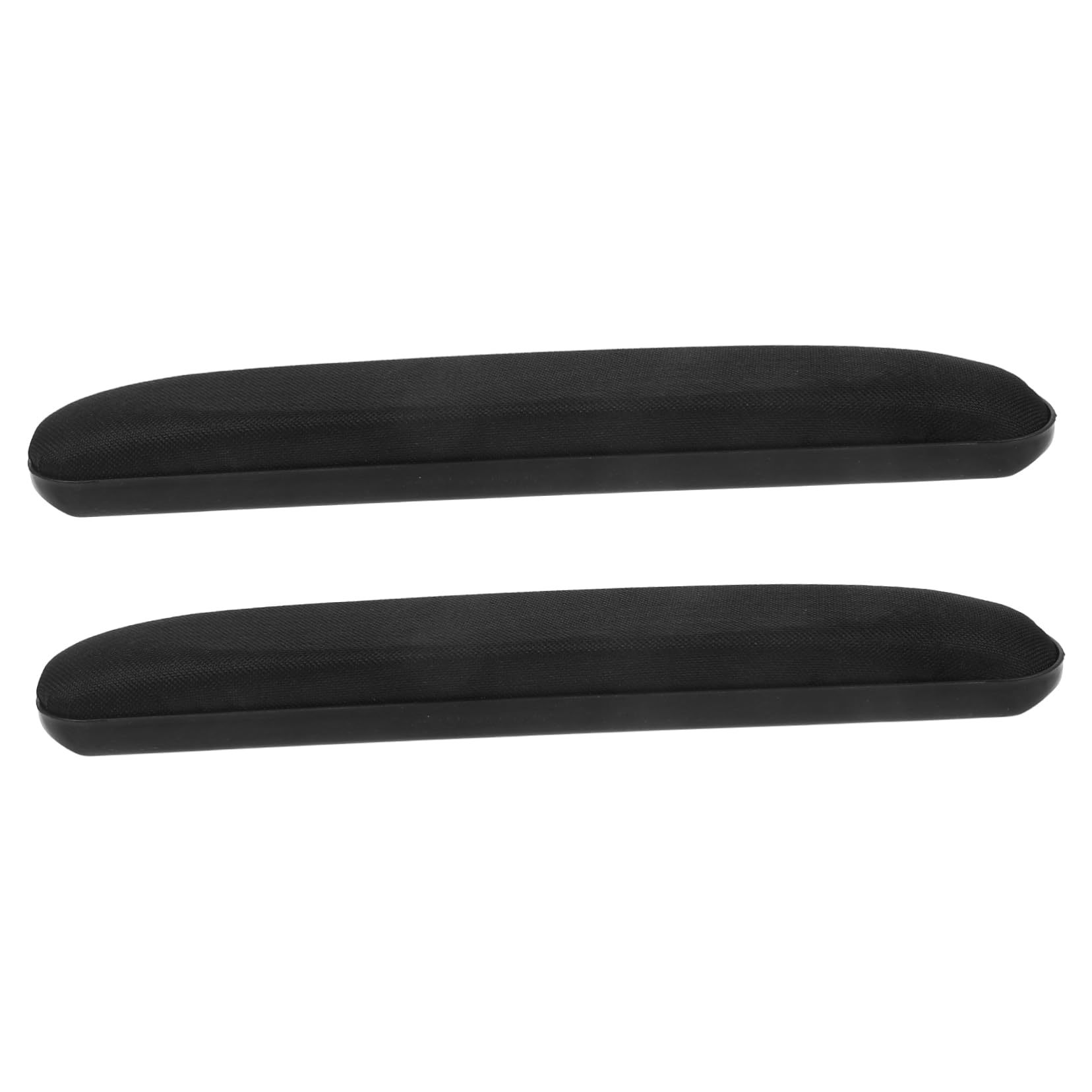 OSALADI 4 Paia Corrimano Antiscivolo braccioli Cuscino del bracciolo Imbottito ergonomico Guidare Parti della Parti di Ricambio per sedie a rotelle Pad CHIEDE Tessuto Nero