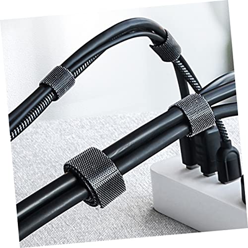 Hemobllo Ganize Your Cables 20pcs Reusable Cable Ties Zip Ties Straps Small Cable Ties Black miniatura 5