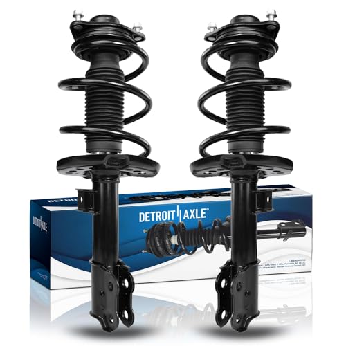 Image of Detroit Axle - Front Struts for 2011 2012 2013 Kia Optima [For Korea Built and Sport Suspension Models Only] 2 Complete Struts with Coil Springs Replacement Quick Install Ready Strut Shock Assembly