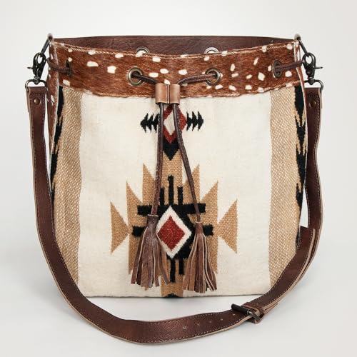 American Darling Hobo Saddle Blanket Hair Genuine Leather Western Women Bag Handbag Purse | Travel Bags College Casual4