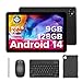 WiFi/WLAN günstig Kaufen-DOOGEE T10W Tablet 10 Zoll, Android 14 Tablet mit Tastatur, 9 GB RAM+128 GB ROM/1 TB Erweiterung, HD Touchscreen, Tablet PC 8000 mAh | Widevine L1 | WiFi | GPS | BT 5.0 | LTE | OTG, Tablet mit Stift