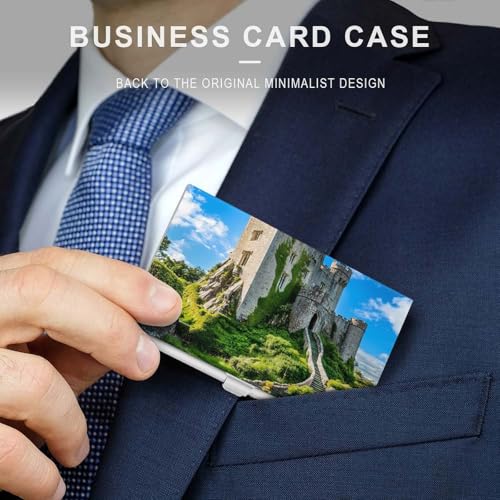 Blarney Castle County Cork Ireland Business Card Case Pocket Card Holder Slim Card Wallet for Men Women3