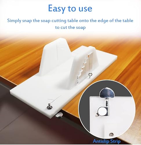 Wadoy ACRYLIC SINGLE WIRE SOAP CUTTER Adjustable Slab Soap Cutter, Acrylic Push Soap Cutter With Single Wire thumb #4