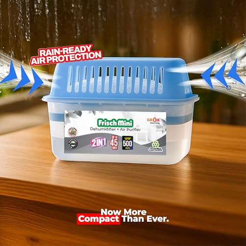 Image of Frisch Mini Dehumidifier, Blue, Pack of 3