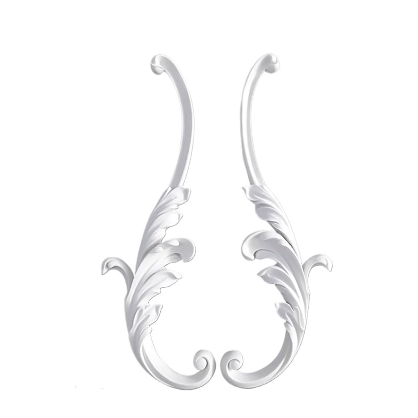 Jtksscs 25.1X9.2x1.9cm Wall Moulding Decorative Appliques Diy Carved Onlay For Bed Door And Onlays For Furniture Cabinet Wardrobe Decoration