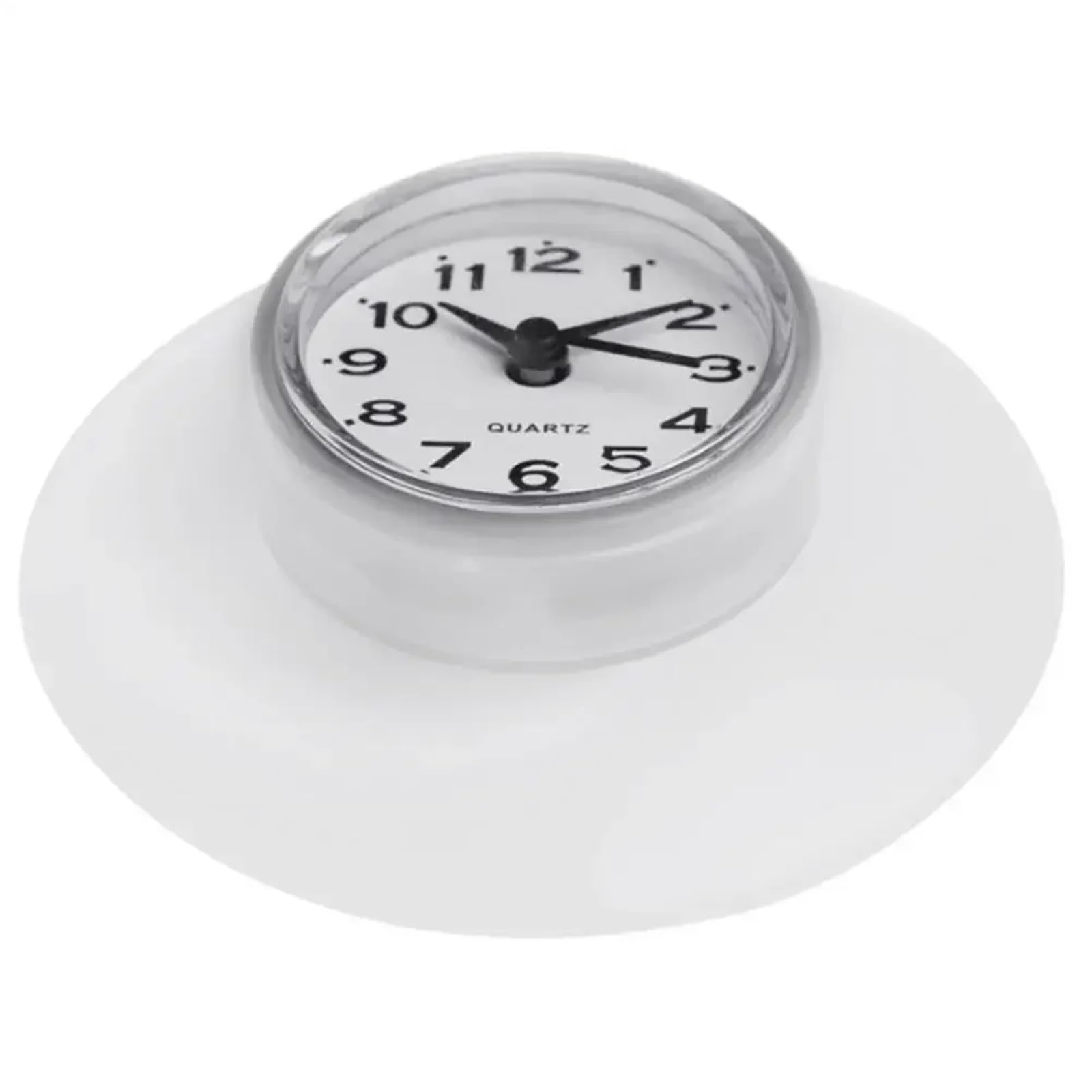 Reloj de pared impermeable para no perder la noción del tiempo en el baño