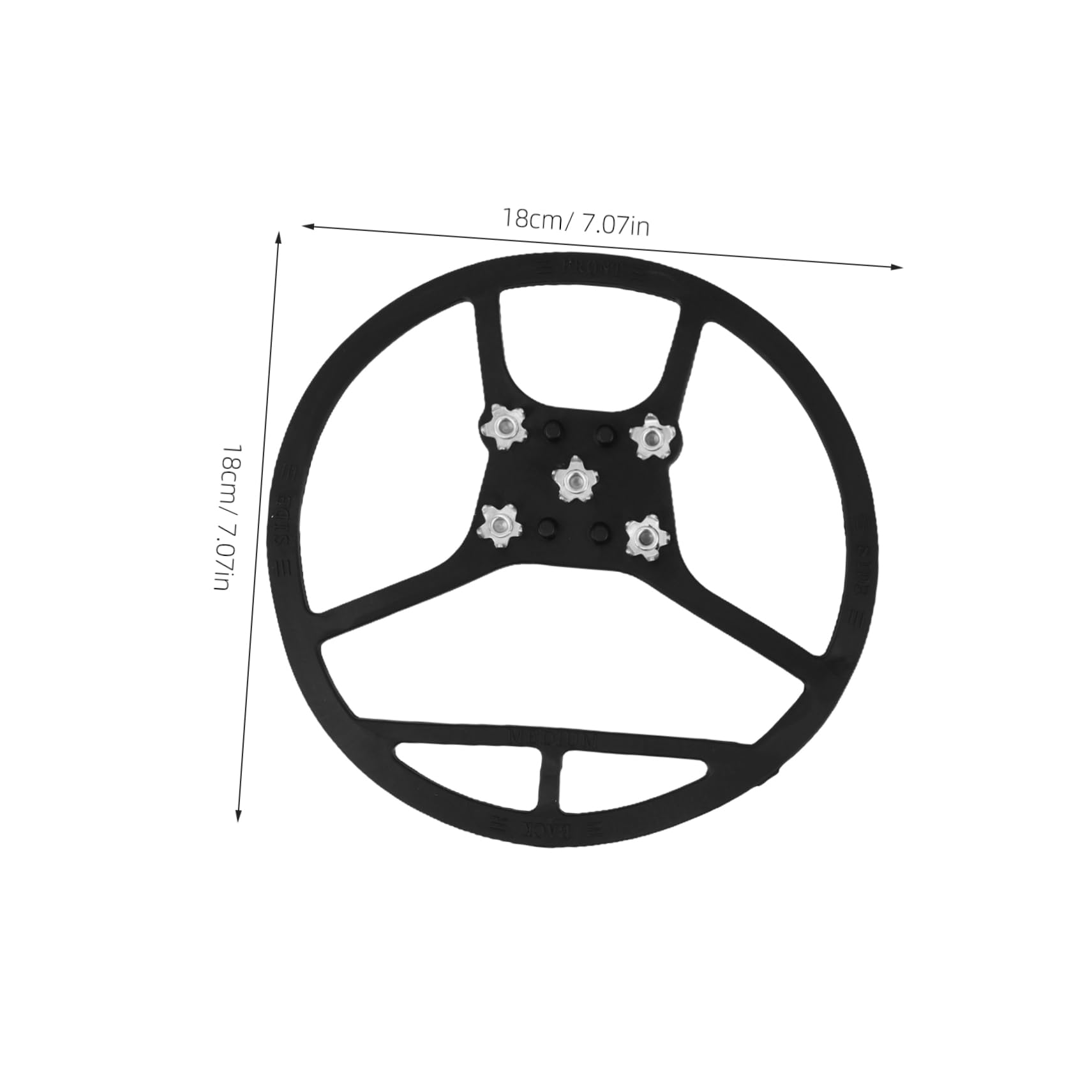 BESPORTBLE Ice Cleats for Boots Shoes Snow Traction for Shoes Crampons Ice Grippers Outdoor Crampons