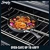 Calphalon 10-Piece Non-Stick Kitchen Cookware Set Black Pots & Pans with Stay-Cool Stainless Steel Handles Hard-Anodized Aluminum for Even Heating #5