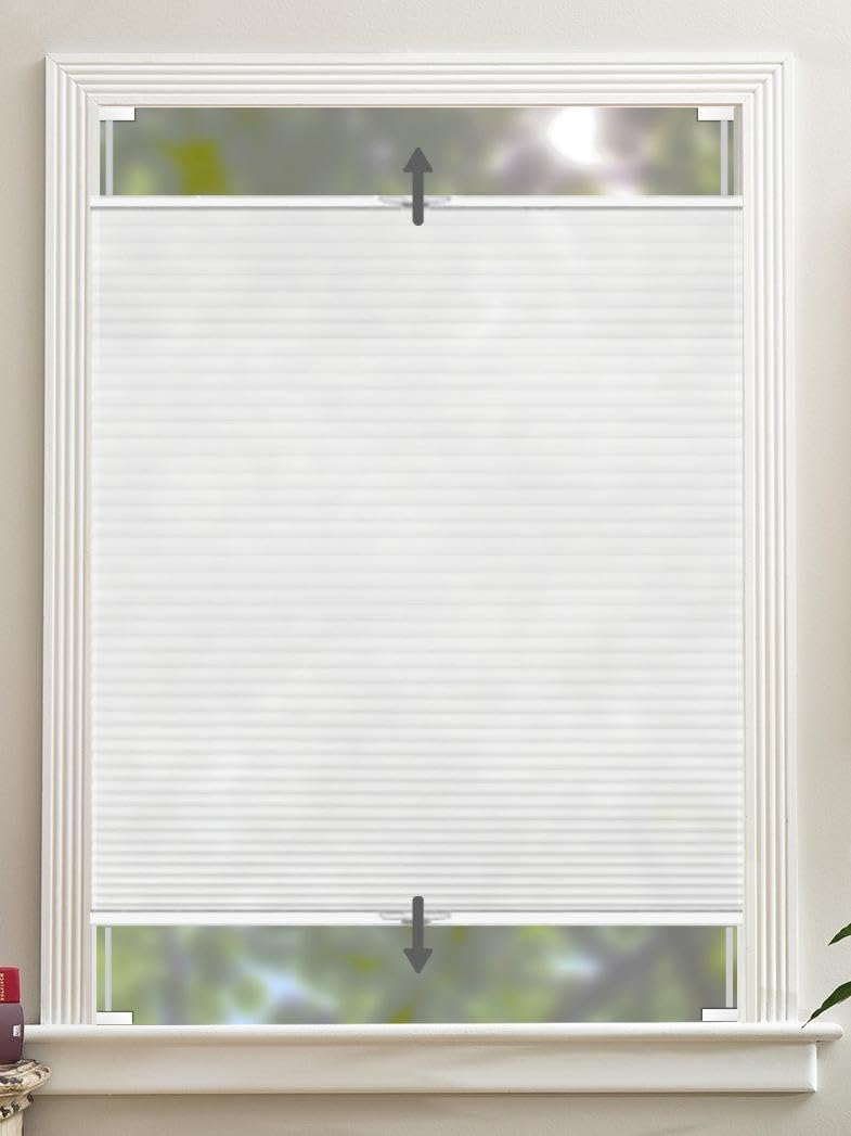 FRANK GOODMAN Light Filtering Top Down Shades, Top Down