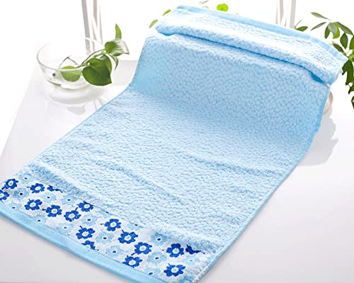 Serviette visage en bambou motif prune pour routine beauté - 2