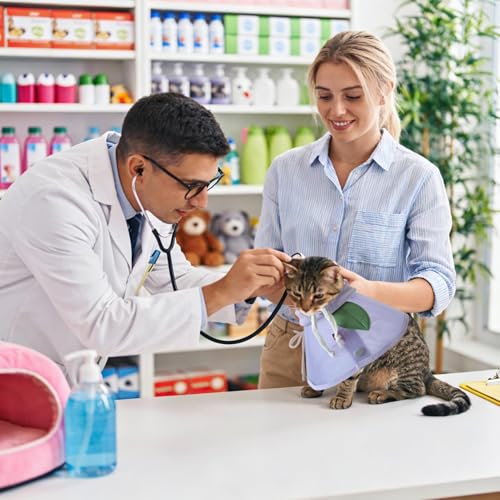 Collar de cono para perro con malla transpirable protector antilamido para razas grandes 7