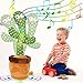 Forhome Kaktus Spielzeug, Kaktus Plüschtier, Tanzen Kaktus Plüschtiere Singen und Tanzen, Kuscheltier Kaktus, Sprechender Kaktus, für Kinder Erwachsene Als Geburtstagsgeschenk