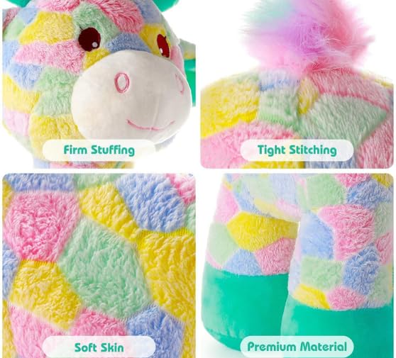 Image of Rudy's Soft Toy for Baby Girl |Soft Toy for Minimum Price |25 cm| Soft Toys for Babies 6-12 Months| Soft Toys Stuffed Animal | Toy for Baby Girl| Pack of 1