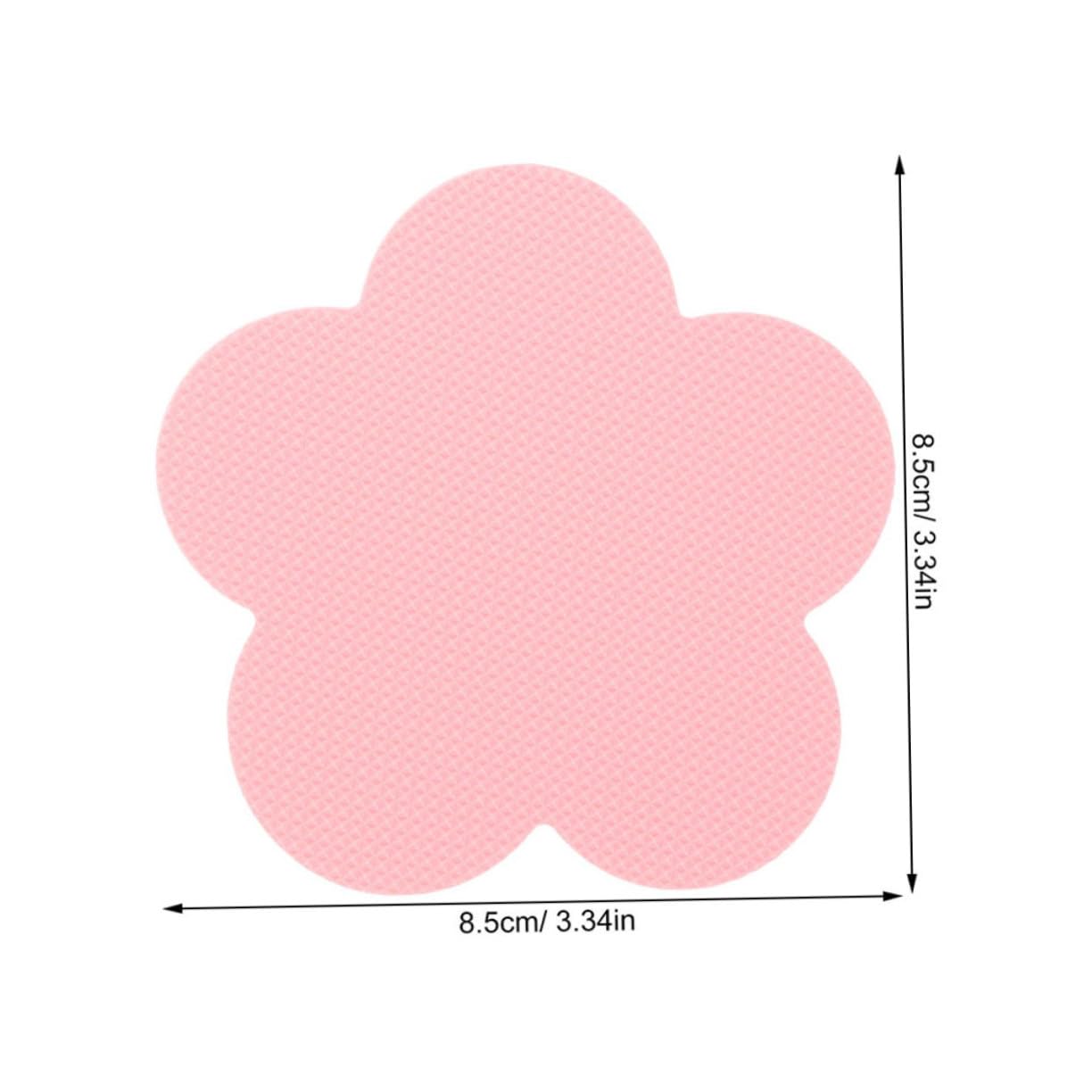 LALAFINA 20pcs Self Adhesive Non Slip Bathtub Stickers Petal Shower Floor Strips for Enhanced Bathroom Safety Effortless Installation Strong Adhesion for Slippery Surfaces