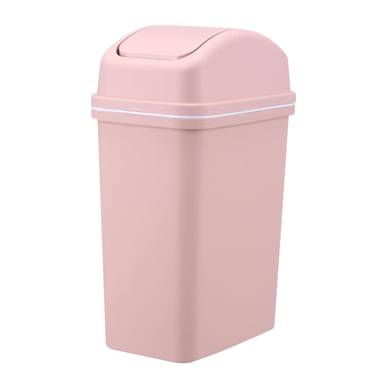Bote de basura para dormitorio con tapa basculante que oculta residuos y frena olores 8