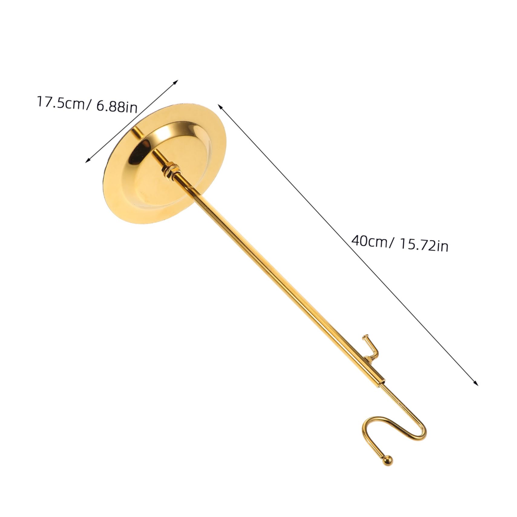 PRETYZOOM Expositor de Bolsos Metalico para Tienda Gancho Ajustable y Soporte de Sobremesa para Accesorios y Carteras