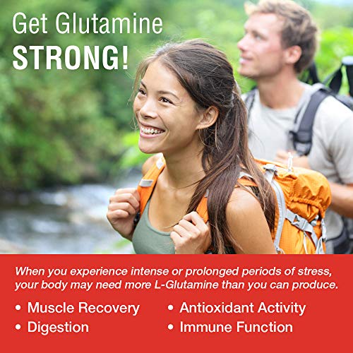 Solaray L-Glutamine 500Mg | Healthy Muscle Recovery, Gastrointestinal & Immune System Support | Non-Gmo | Vegan | Lab Verified | 100 Vegcaps #TOP3