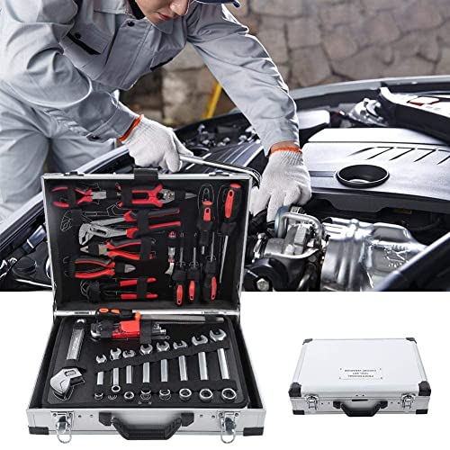 Haushaltsreparaturwerkzeugsatz, 139-teiliges Handwerkzeug-Set für den allgemeinen Haushalt mit solider Tragewerkzeugbox Home Repair Basic Tool Kit Set für Zuhause, Wohnung, Garage Instandhaltung – Bild 3