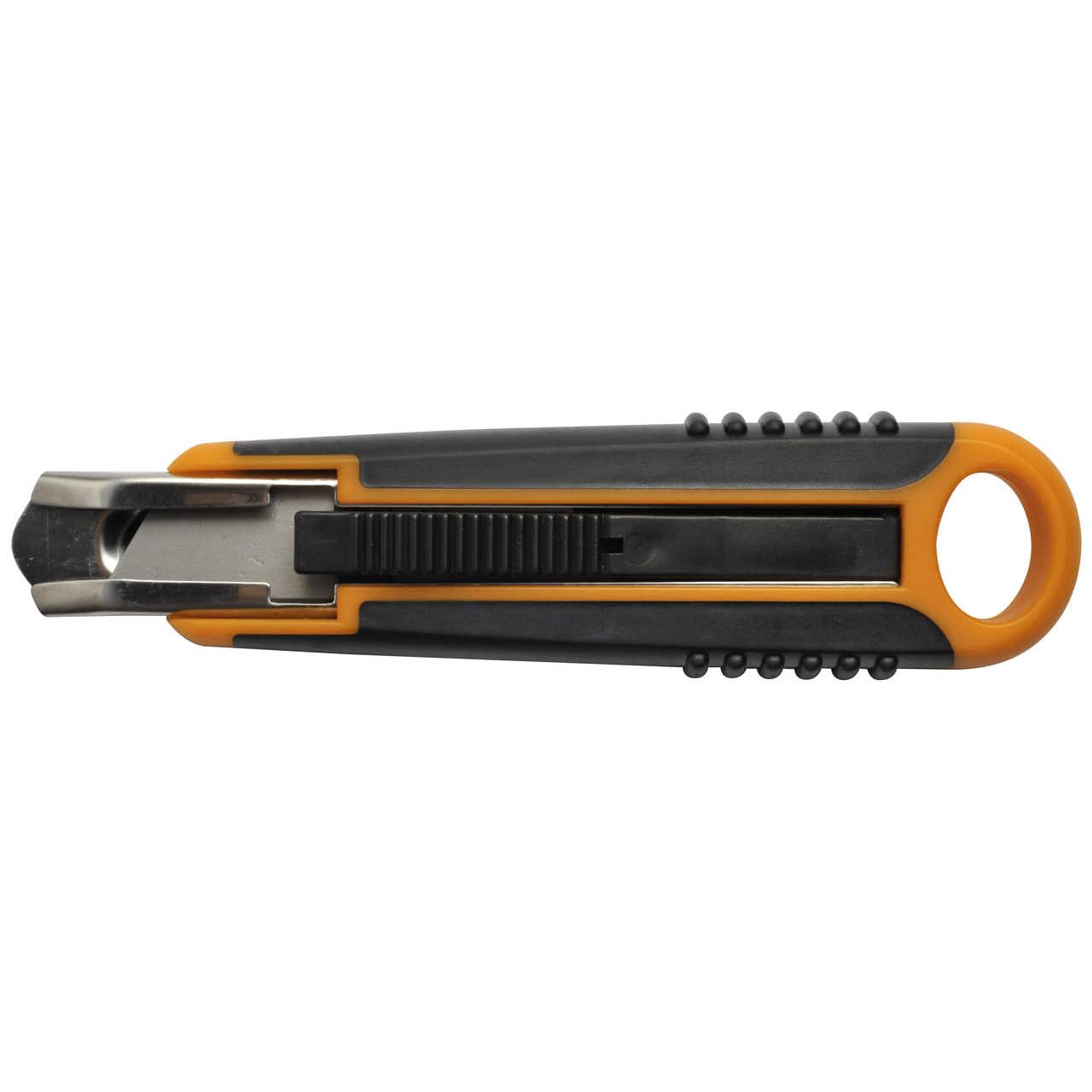 Fiskars Cúter de seguridad, 18 mm, Negro/Naranja, 1004683