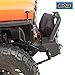 EAG Stubby Front Bumper with LED Lights and Multiple ABS Light Surrounds Fit for 76-86 Wrangler CJ