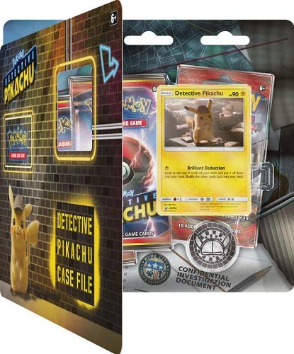 Detective Pikachu Case File 海外版 Pokemon Detective Pikachu: Case File Blister Set: 3 Booster Packs
