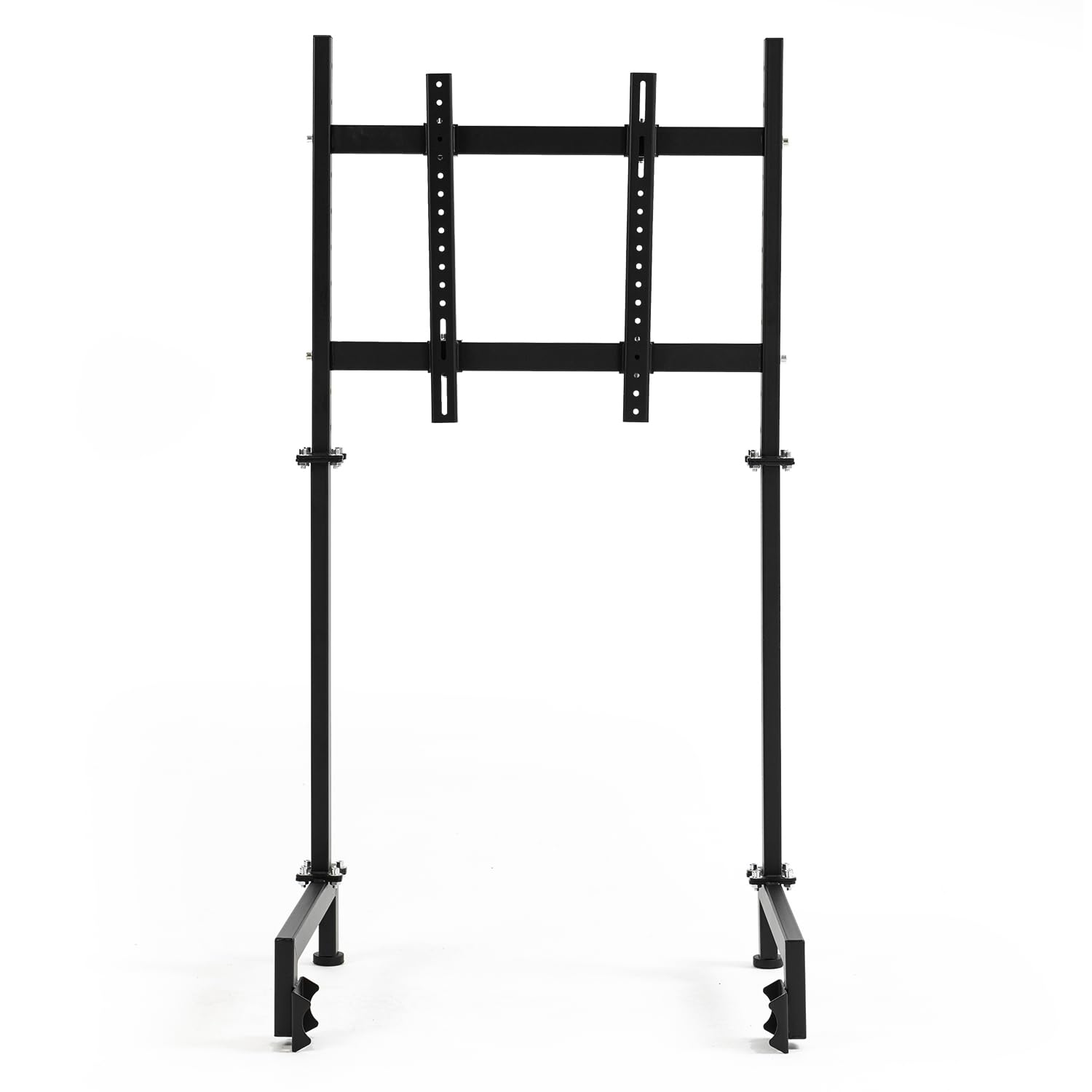 Anman Racing Pro Visualizer Display Stand Fit for Round Tube Racing Simulator Cockpit,Supports 24 to 55 Inch Screen Monitor Mount Bracket, Adjustable Stable Sim Monitor Stand