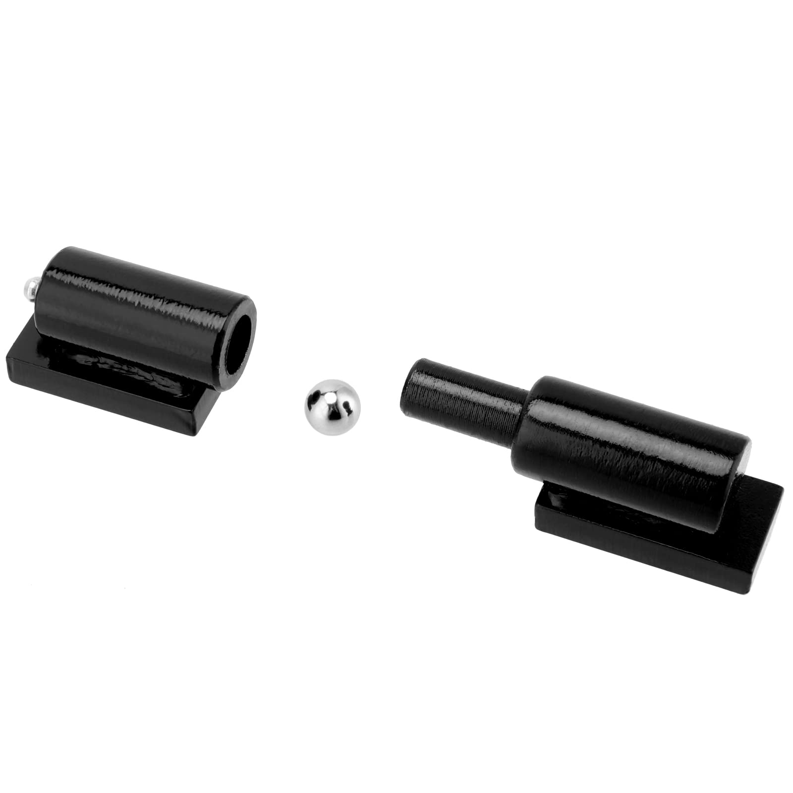 Gah-Alberts Lot de 10 charnières à souder pour portail métal 16 mm Entraxe extérieur et rouleau central 75 mm 411398