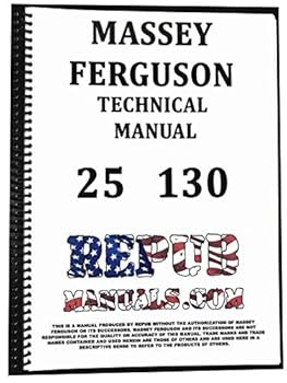 Spiral-bound Massey Ferguson 130 Service Manual Technical Repair Book
