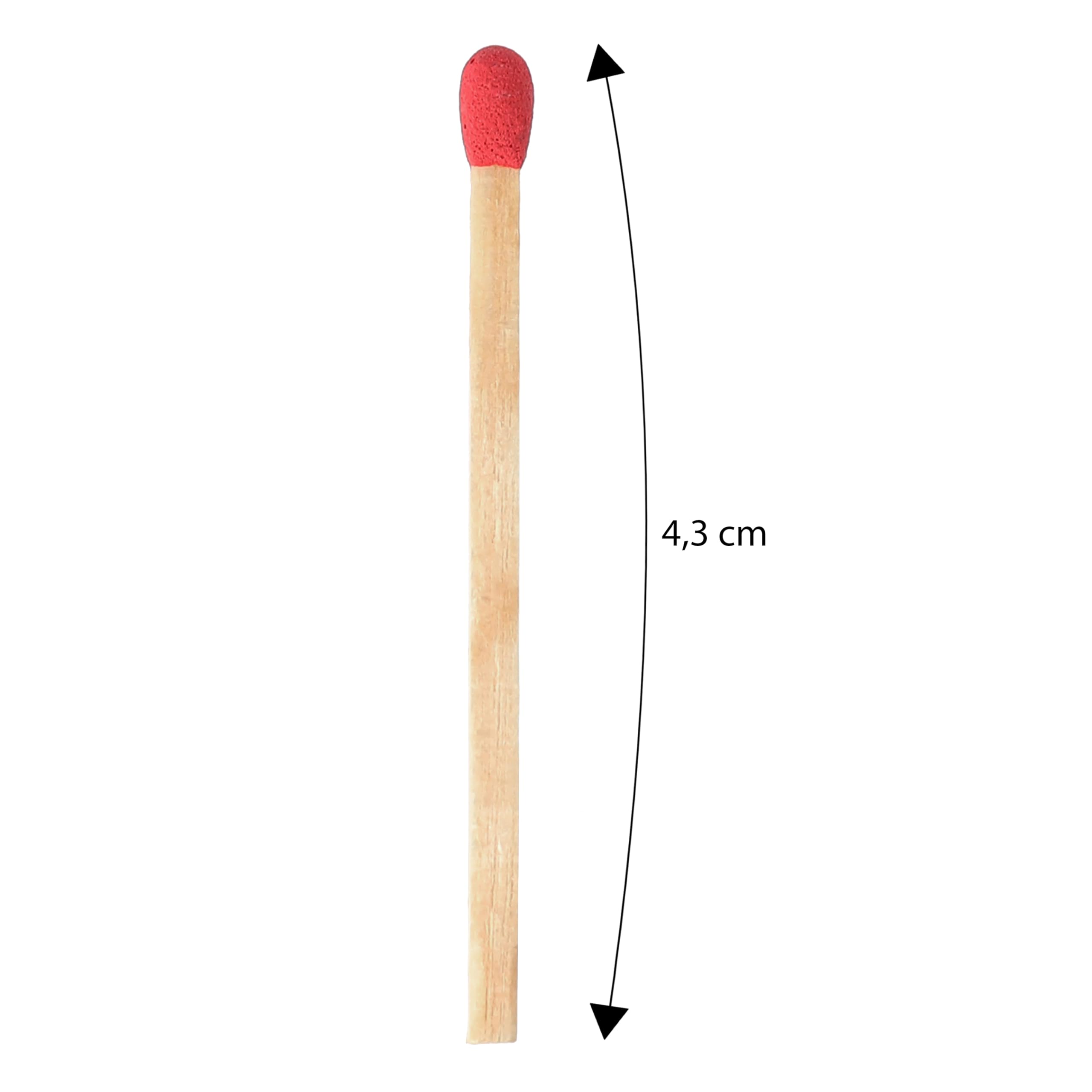 Nordstern Cerillas de madera, paquete de 10 x 40 piezas, cerillas de seguridad con caja de cerillas