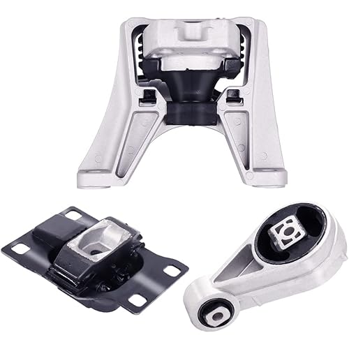 Engine Motor Mount Set 3pcs - Fits for 2005 2006 2007 Ford Focus 2.0L & 2003-2007 Ford Focus 2.3L & 2010-2013 Transit Connect 2.3L, A5495 A2939 A2986