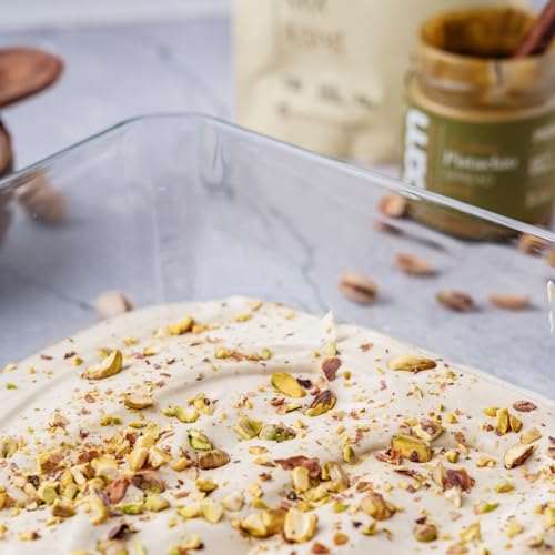 BAM Aufstriche, ohne Palmöl, Paste für Desserts, glatt und cremig, 200 Gramm (Pistazien)