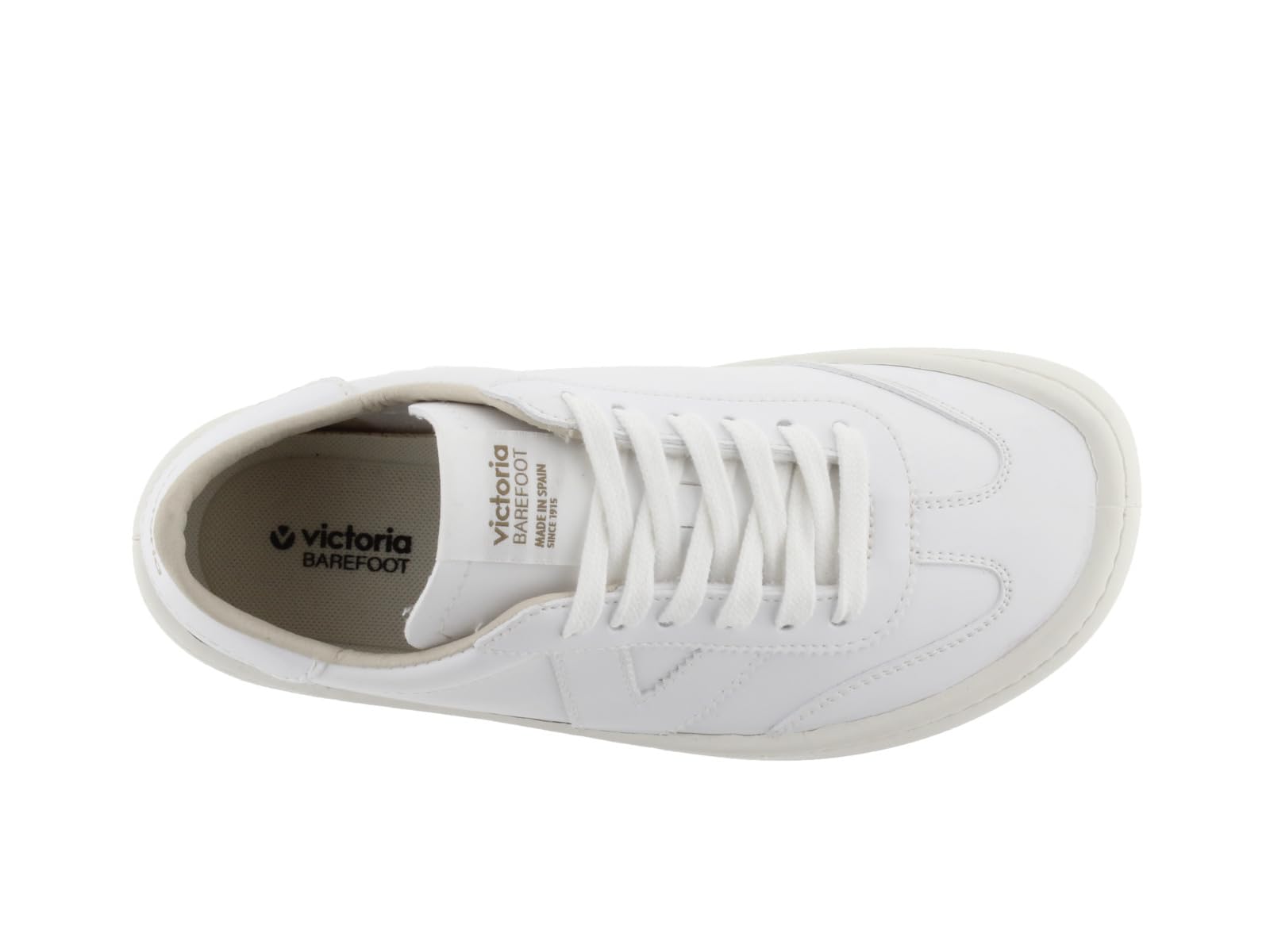 victoria Zapatillas Unisex Olmo Barefoot Efecto Piel Blanco Monocromo 1186102 para Adulto