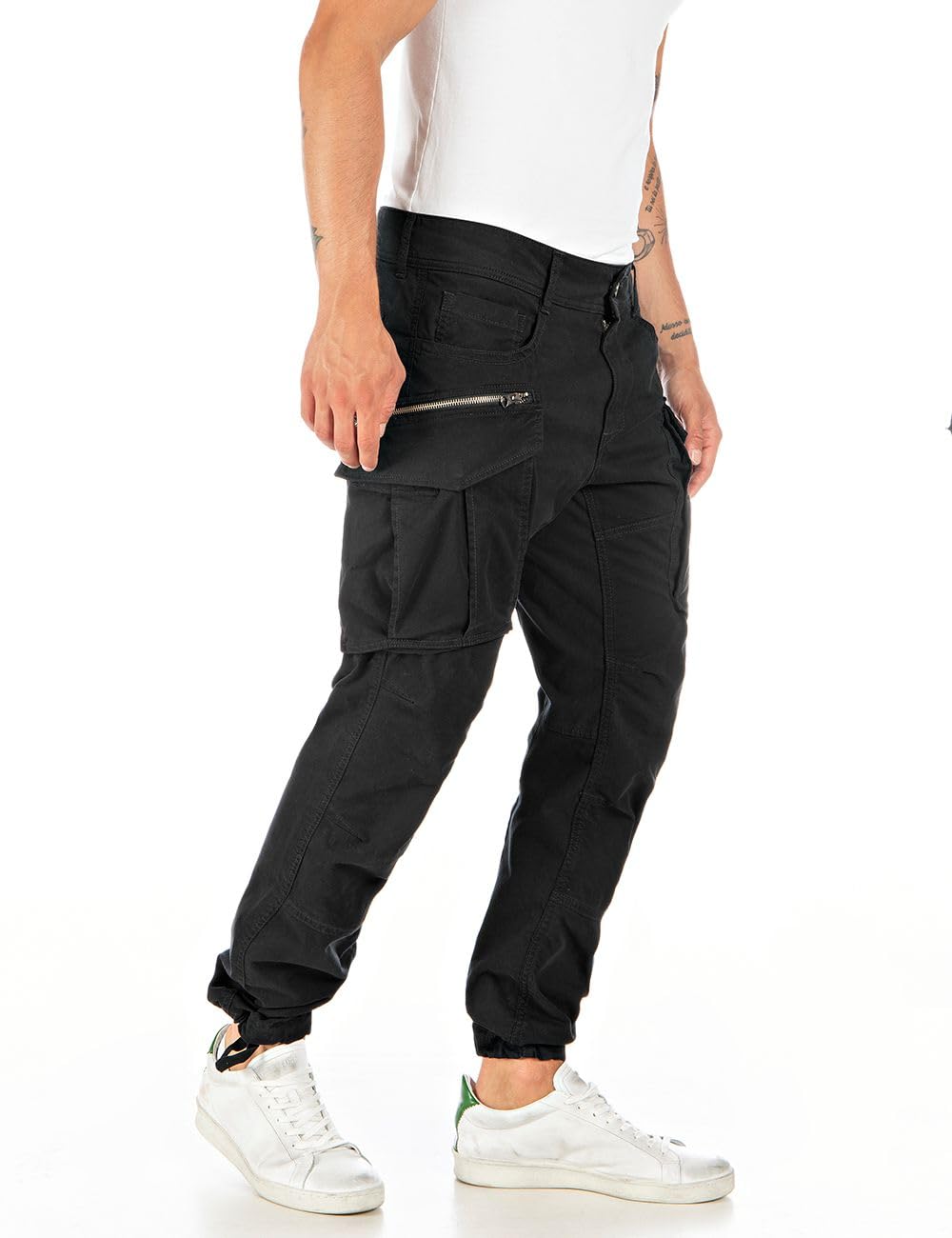 Replay Pantalón cargo de hombre Joe regular fit confeccionado en cómodo algodón