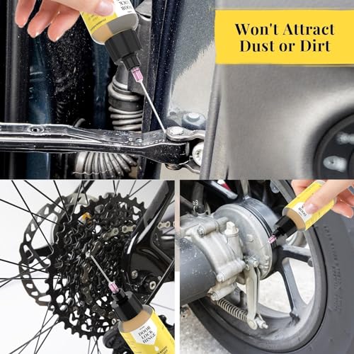 Image of Door Hinge Lubricant 1 oz Needle Oiler, Upgraded Squeaky Door Hinge Lubricant for Lock, Tools, Bicycles