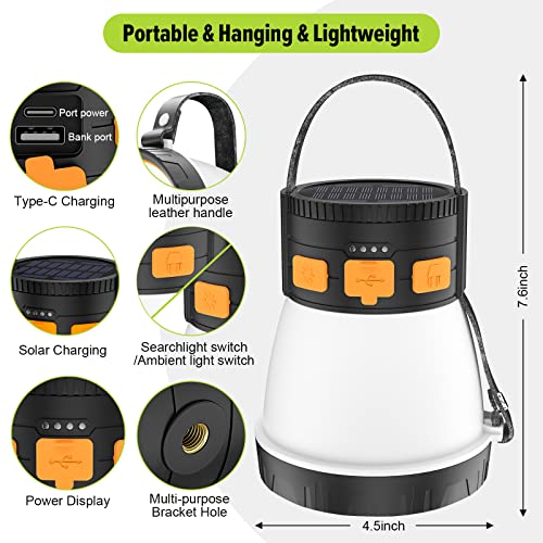 Lanterne de camping LED étanche 1500 lumens pour éclairer les zones sans réseau - 7