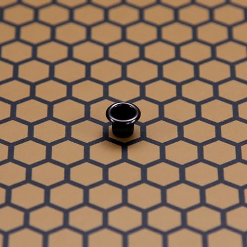 Image of KYDEX Thermoform Sheet - (Honeycomb Camo) - (Desert Fox /Black) - (12in x 12in) - (1 Sheet) - (for Holster Making, Cosplay, Hobby) - (USA Made)