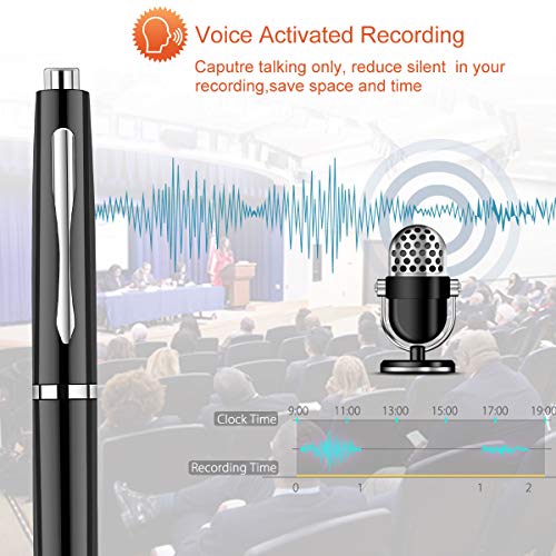 image for AKALULI 32GB Digital Voice Recorder - Voice Activated Recorder for Le