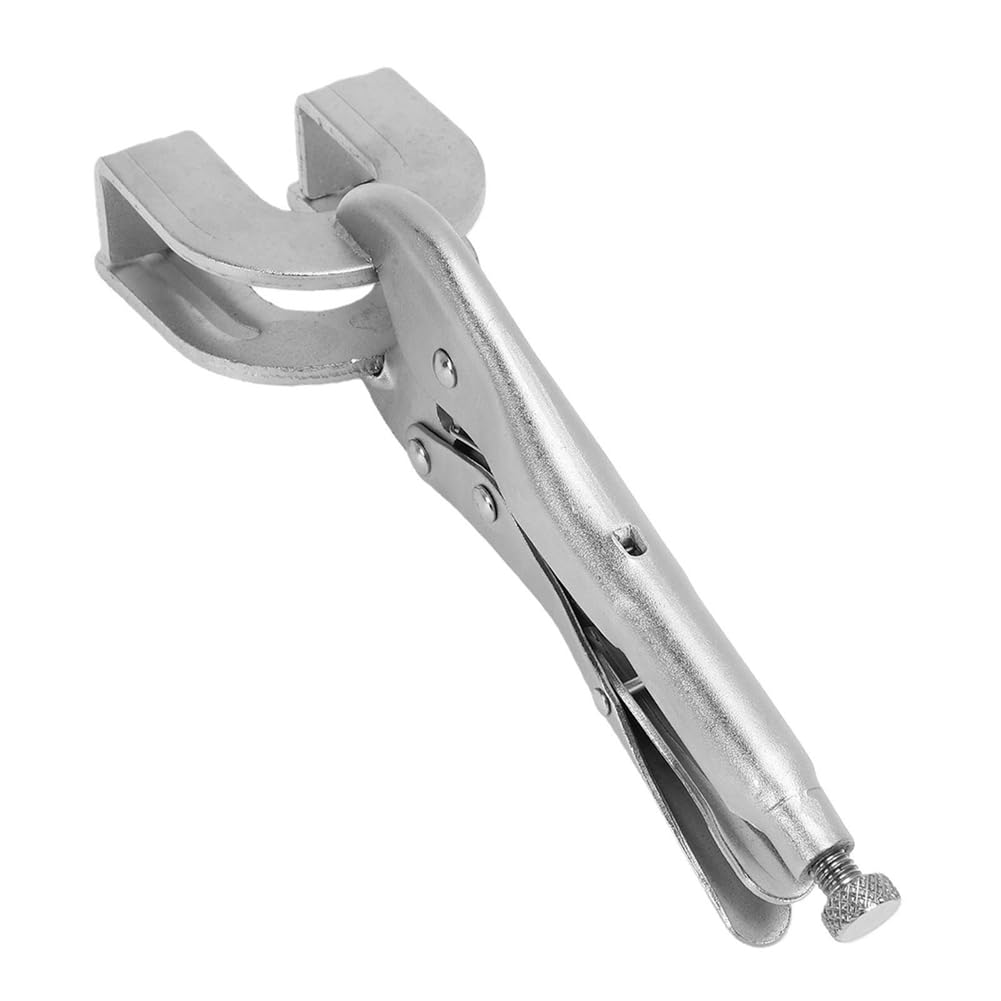 Wesafrae Heavy Duty Steel U-Shaped Locking Pliers 9" For Metalworking& Automotive Applications Welding Clamp