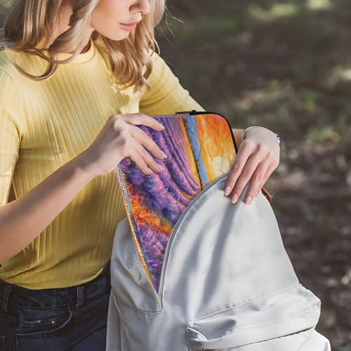 Funda para portátil 13-14 pulg Lavenders Sunset multifuncional miniatura 6