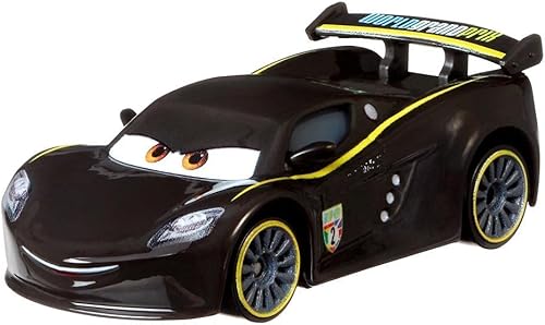 Disney Car Toys Lewis Hamilton, juguete coleccionable de automóvil de carreras basado en películas de autos, para niños de 3 años en adelante