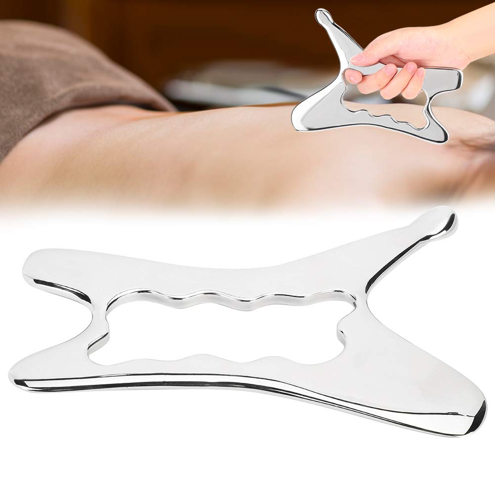 Gua Sha raspador herramienta para cuerpo, masajeador de drenaje linfático, raspador de piedra portátil con bolsa de almacenamiento, mejora la circulación sanguínea