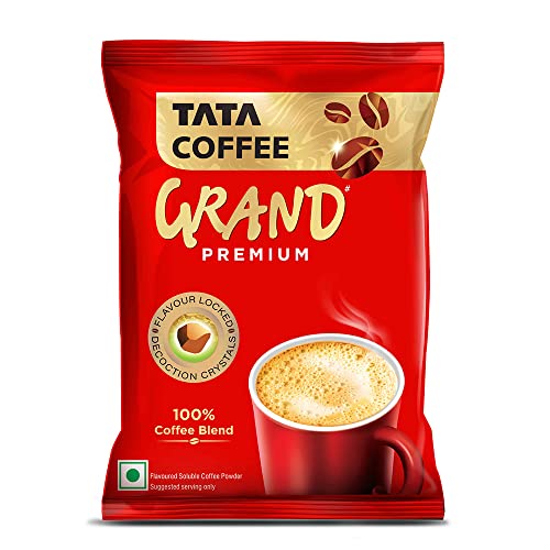 Tata Coffee Grand Premium Instant Coffee 100 Coffee Blend with