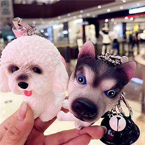 Hongtai Leuke sleutelhanger hond bel hanger auto sleutelhanger schattige cartoon sleutelhanger accessoires dames geschenk (Color : 1) - Image 3