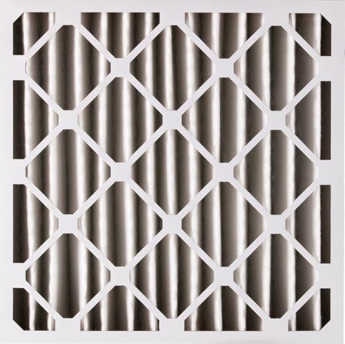 Image of Nordic Pure 20x20x4 Pleated Pleated MERV 13 Plus Carbon Air Filters 2 Pack | Actual Size: 19 1 /2 x 19 1 /2 x 3 5 /8 Made in USA, Advanced HVAC Furnace Filtration, Pet & Household Odor Control