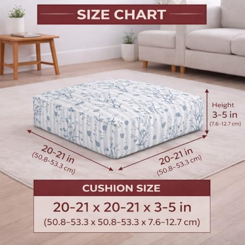 Image of STITCHNEST 'Contour Fit Series' Stretchable Printed Wooden Sofa Cover (Pack of 10) - Elastic Wooden Chair Cover | Wooden Sofa Seat Cover | Size - 20-21 x 20-21 x 3-5 in
