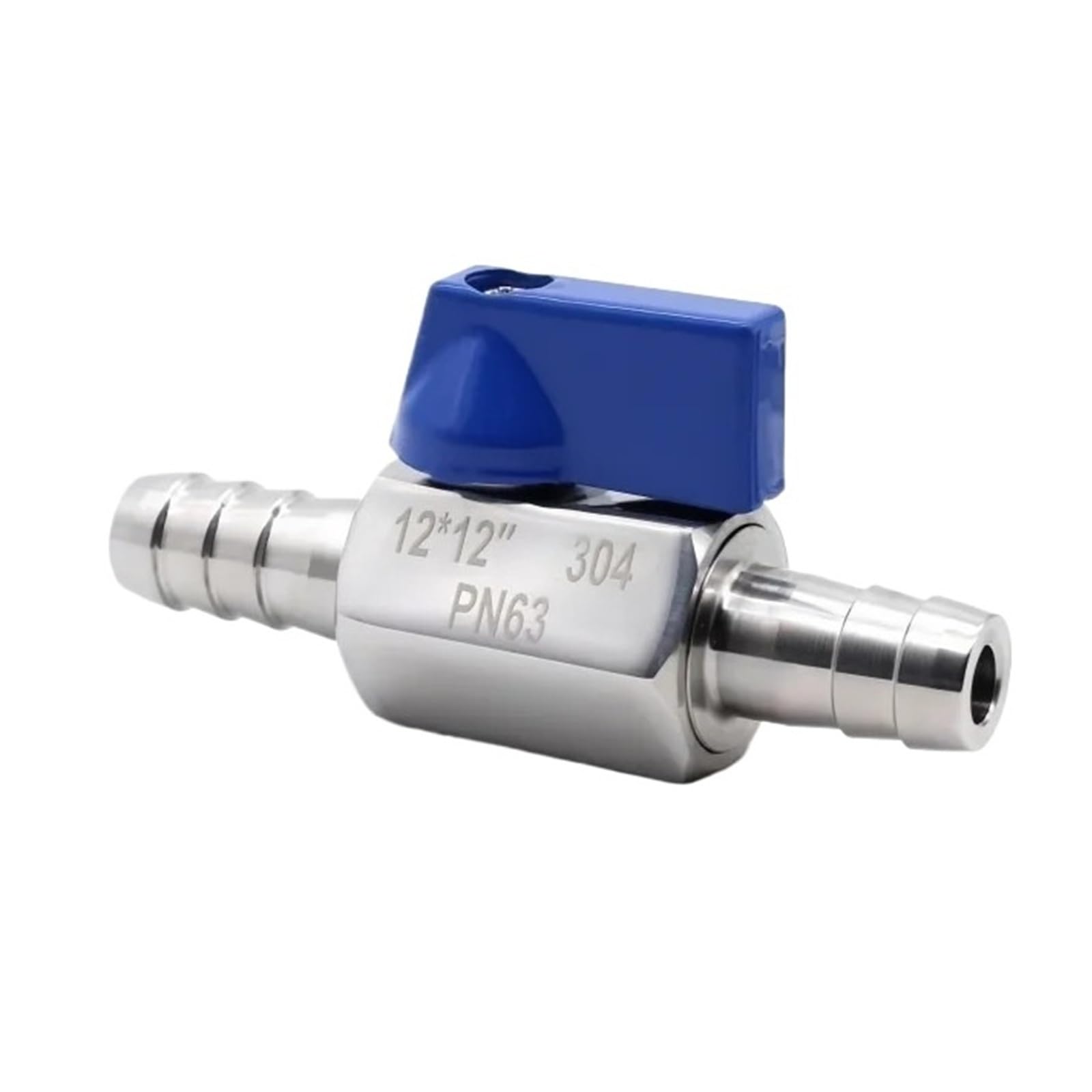 válvula de Aguja Válvula Micro de Junta de Piel de Manguera de Acero Inoxidable 304, 7 mm, 8 mm, 10 mm, 12 mm(10mm x 10mm,Stainless Handle)