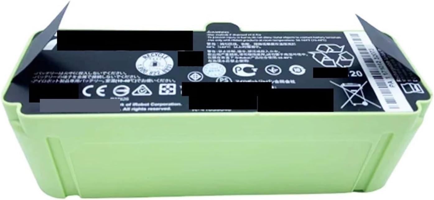500 600 700 800 Series Vacuum Cleaner Battery 14.4V 1800mAh，Compatible for Roomba 620 770 780 580 Part Vacuum Cleaner Battery Pack